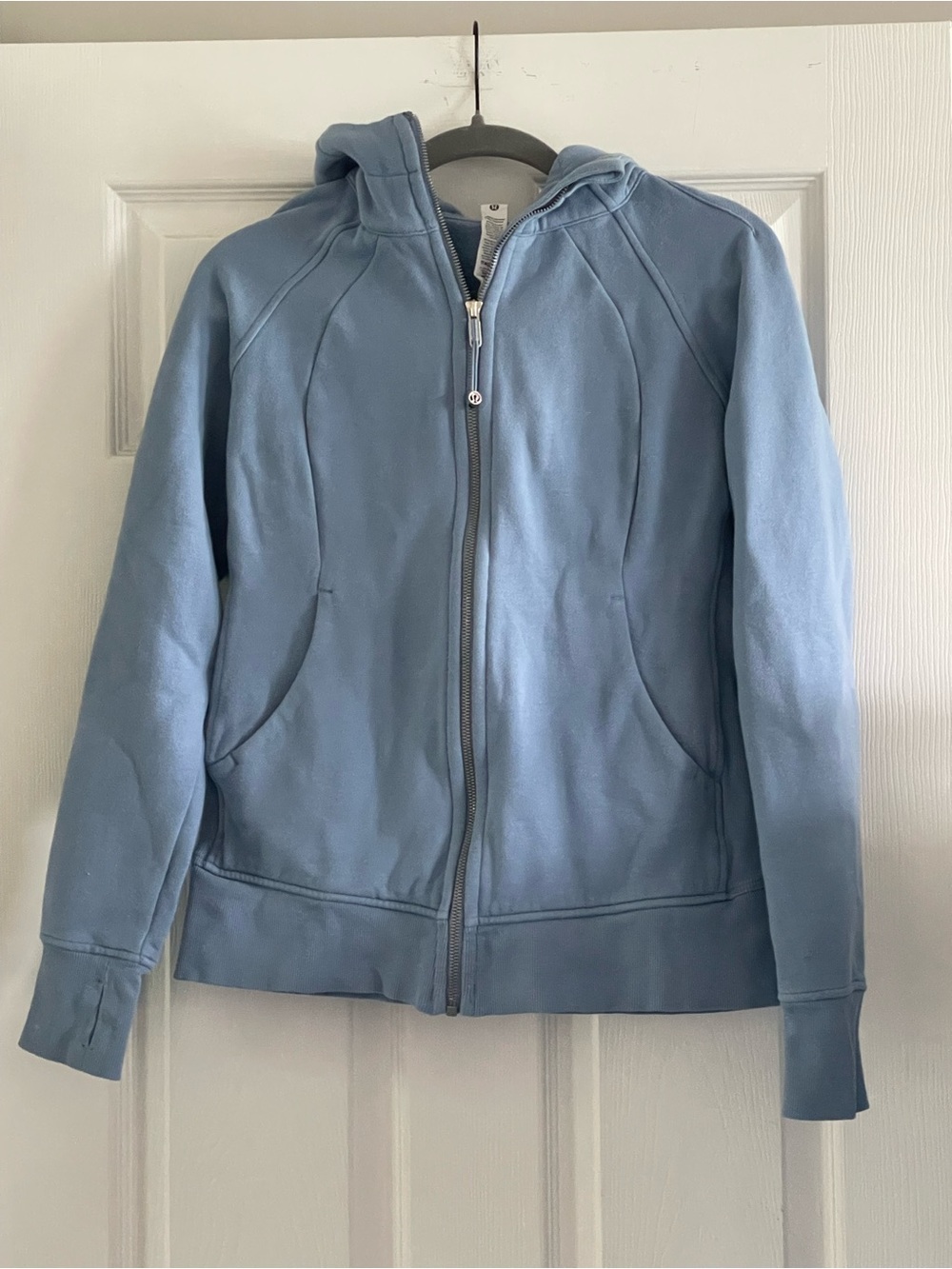 Lululemon Light Blue Girls' Hooded Zip Jacket